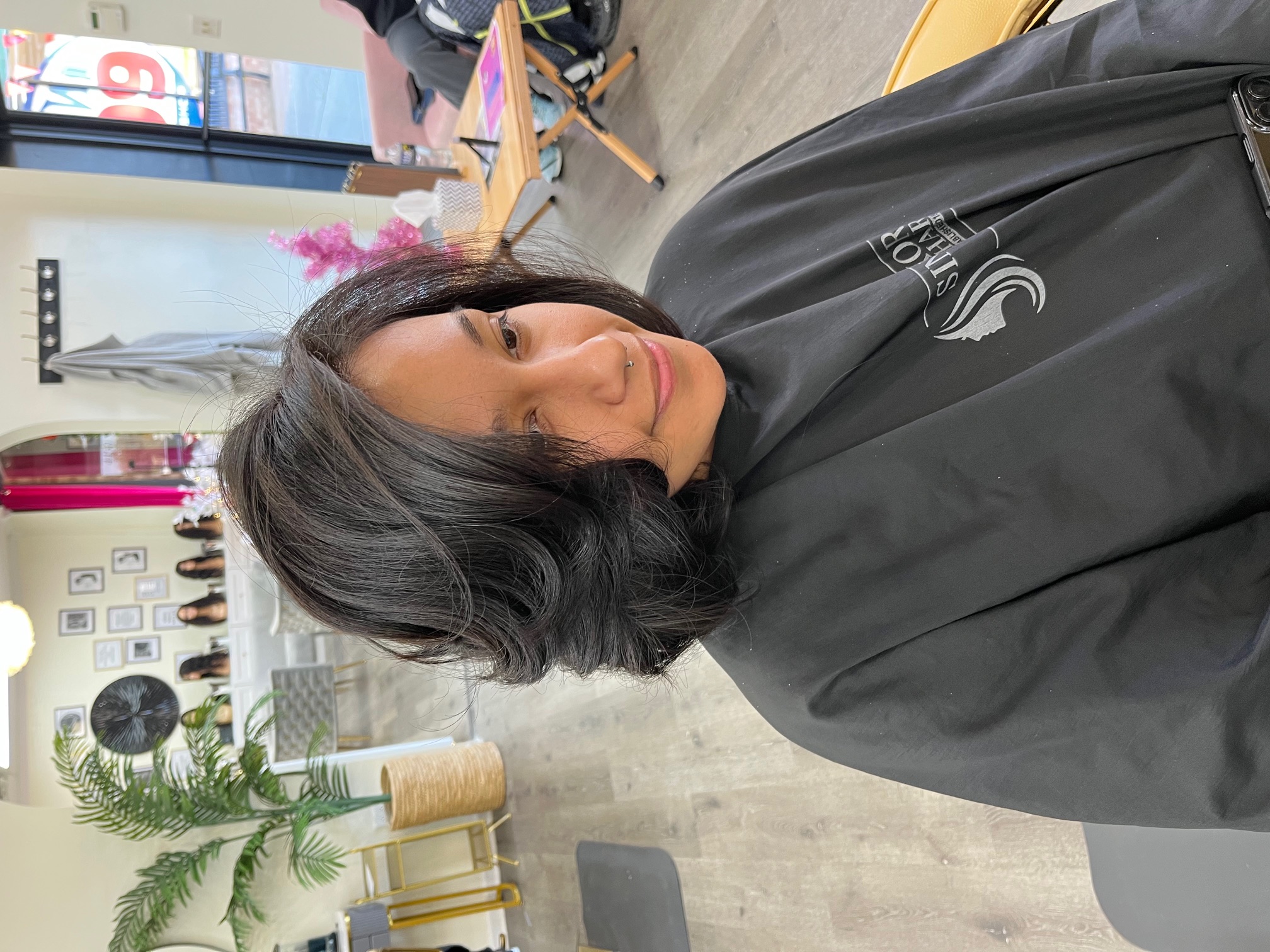 Silk Press Results — Smooth, shiny, bouncy curls on natural hair